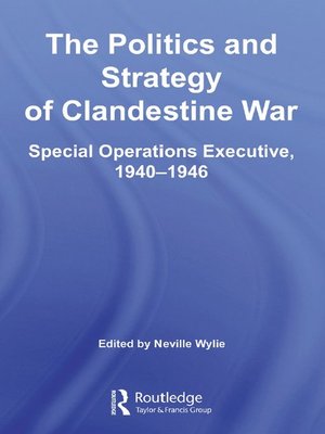 cover image of The Politics and Strategy of Clandestine War